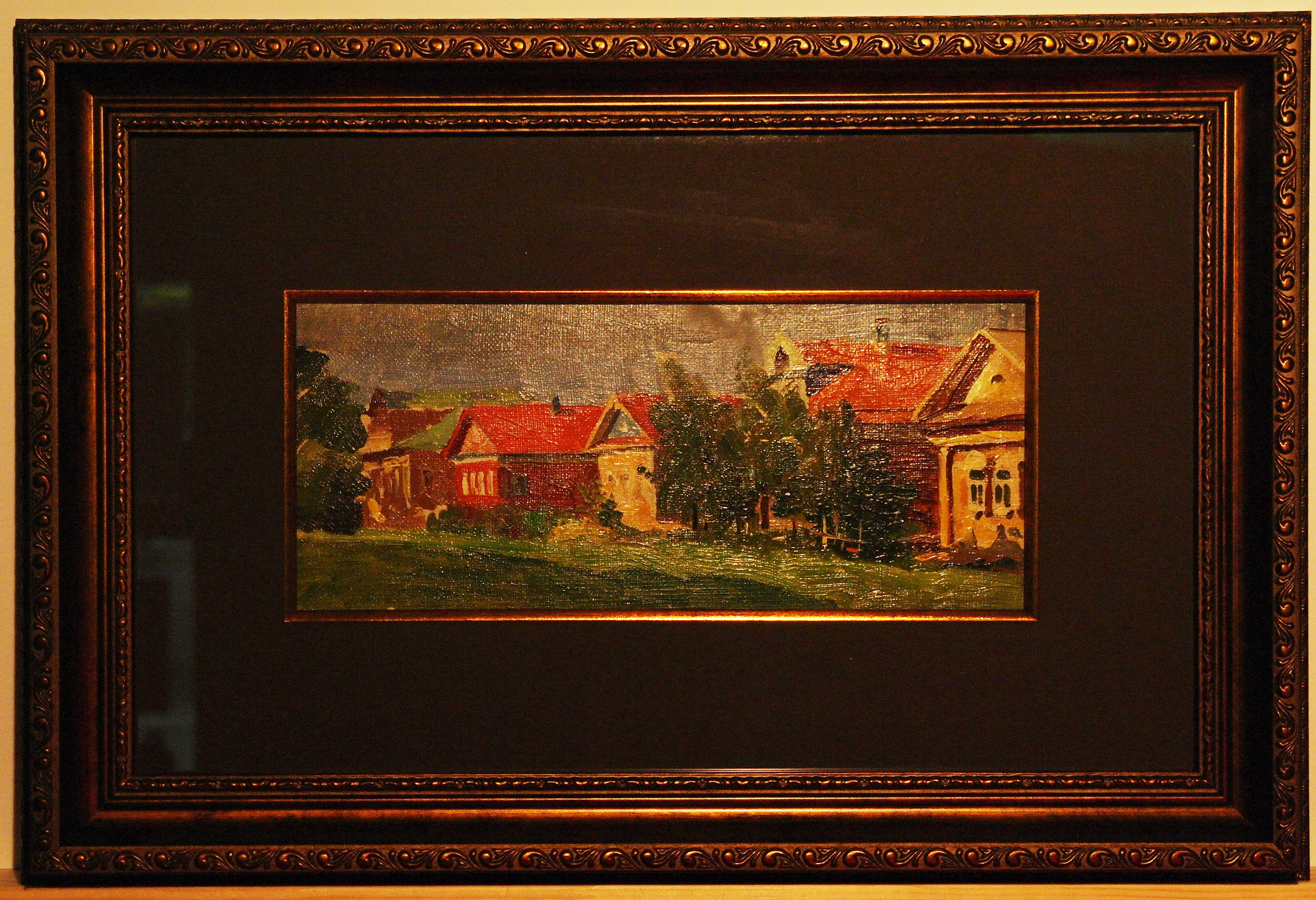 Антикварная картина XIX века